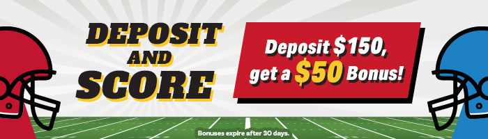 Deposit and Score Wednesday