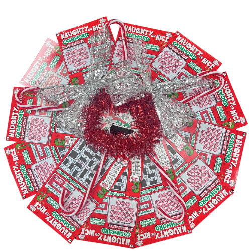 Festive Scratch-off Christmas Wreath