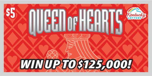 Queenof Hearts — $5 Kentucky scratch-off ticket
