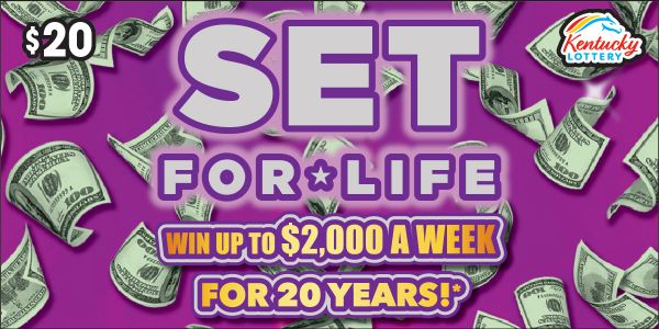 $20 Set For Life — $20 Kentucky scratch-off ticket