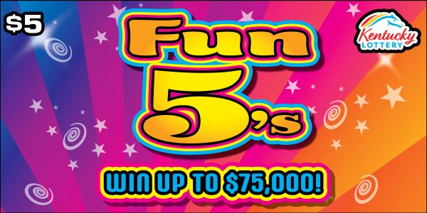 Fun 5's — $5 Kentucky scratch-off ticket