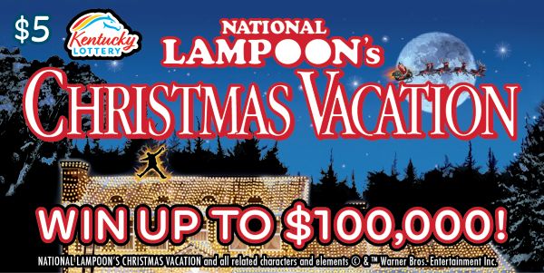 National Lampoon's Christmas Vacation — $5 Kentucky scratch-off ticket